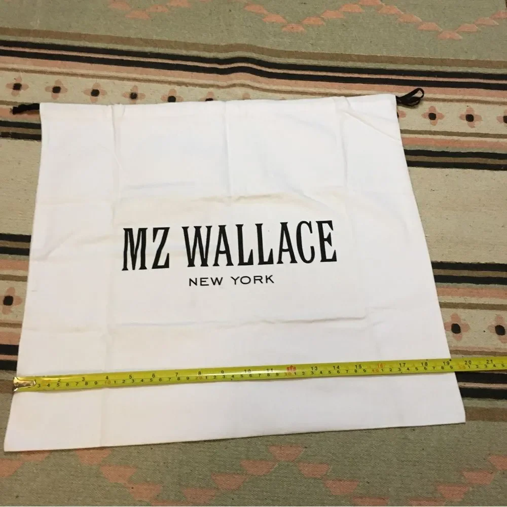 MZ Wallace New York large off white drawstring dustbag